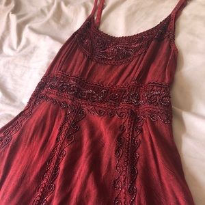 Boho beaded tank top